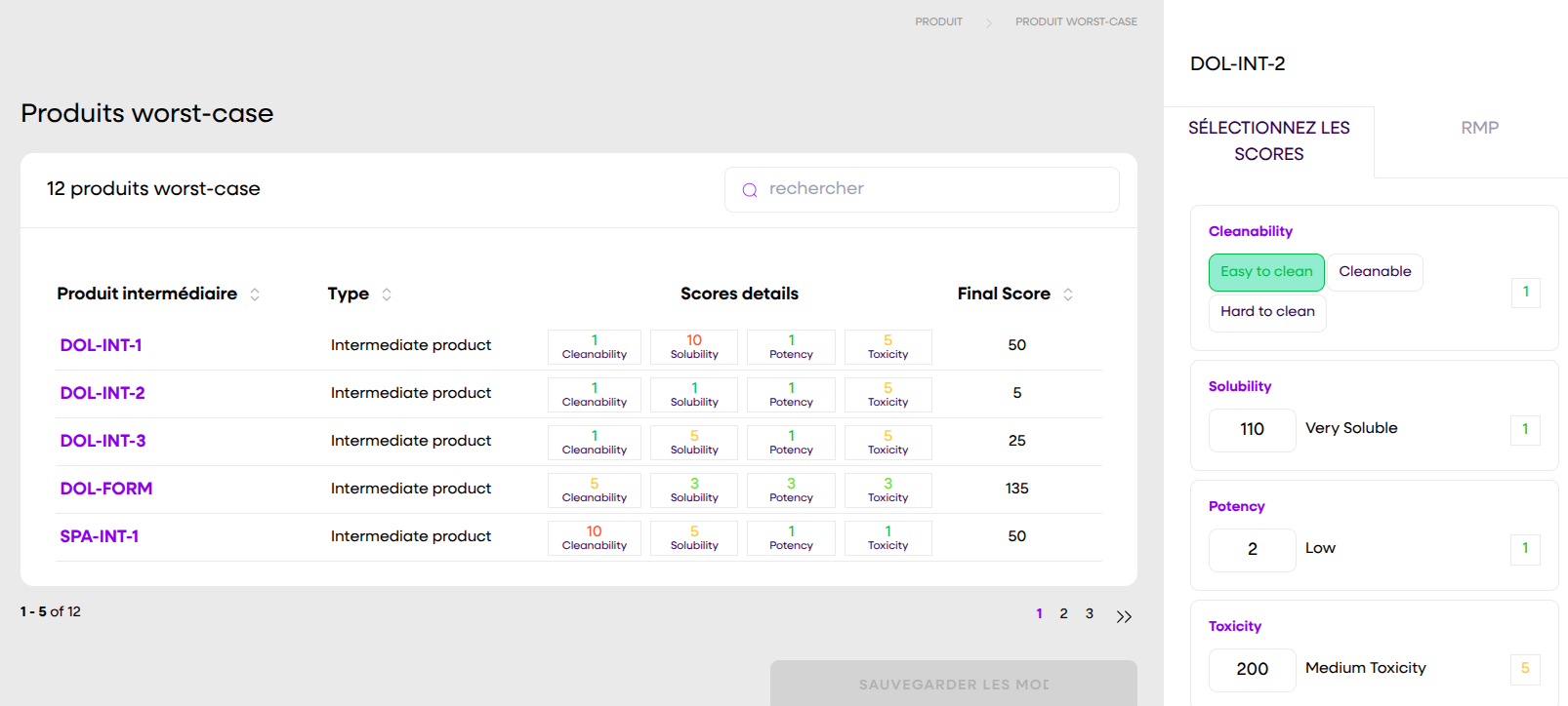 Interface Hally-pharma – vue 3